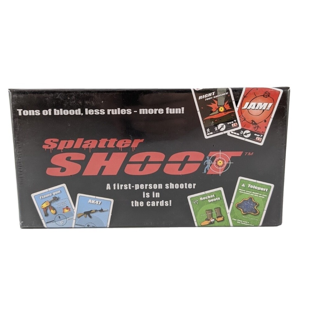 Splatter Shoot Board Game - FPS Card Game - New Sealed - Game Absorber